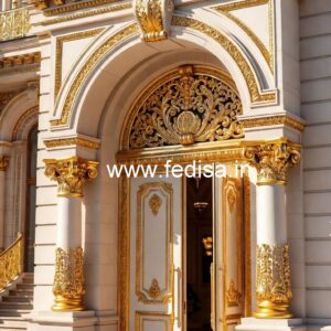 Modern Hotel Entrance Gate Design for Luxury Resorts No-002