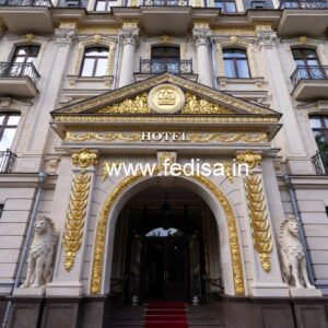 Elegant Hotel Main Gate Design for Premium Properties No-003