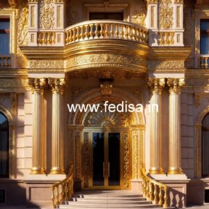 Grand Hotel Entry Gate Design with Modern Architecture No-006