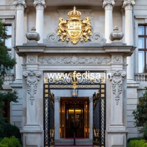 Royal Hotel Gate Design for Five Star Hotels No-009