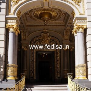 Decorative Hotel Gate Design for Modern Buildings No-017