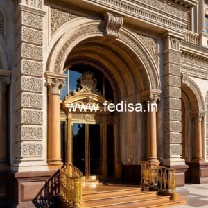 Hotel Entry Gate Design with Premium Exterior Style No-018