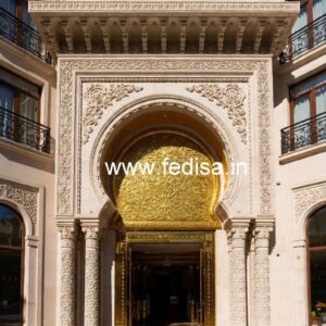 Beautiful Hotel Entrance Gate Design for Luxury Stay No-019
