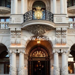 Modern Resort Gate Design for Hotel Entrances No-020