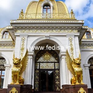 Stylish Hotel Entrance Architecture and Gate Design No-025
