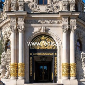 Hotel Gate Design with Luxury Modern Aesthetic No-026