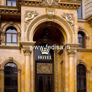 Grand Resort Entrance Gate Design with Lighting No-027