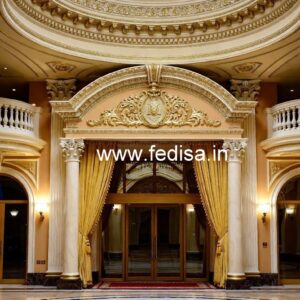 Luxury Hotel Gate Design with Artistic Detailing No-031