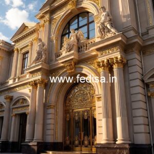 Elegant Resort Entrance Gate Design for Modern Hotels No-032