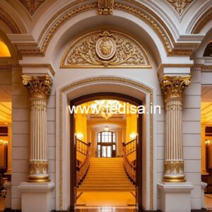 Hotel Entrance Gate Design for Modern Commercial Spaces No-045