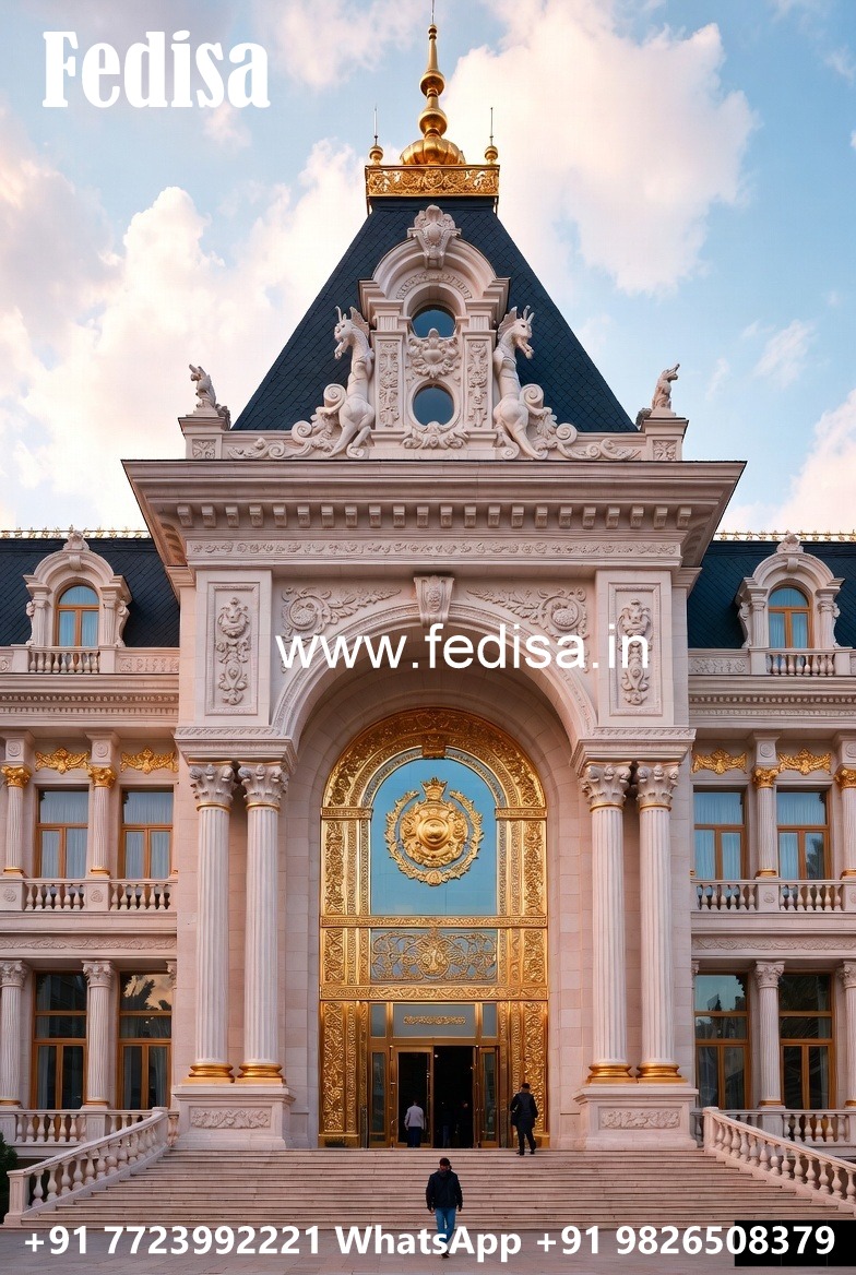 Hotel Front Entrance Design with Luxury Gate Style No-050