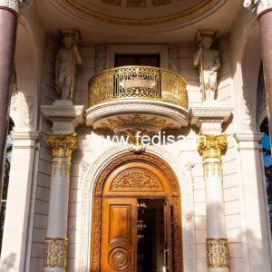 Hotel Entryway Gate Design for Premium Resorts No-057