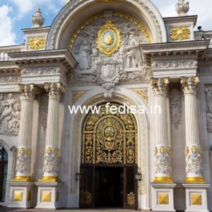 Elegant Hotel Exterior Entrance Ideas No-060
