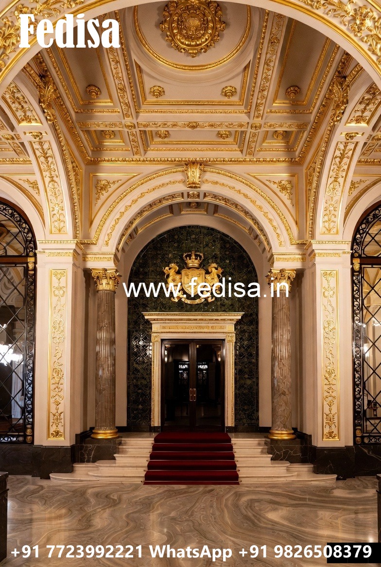 Grand Hotel Entrance Design with Elegant Gates No-063