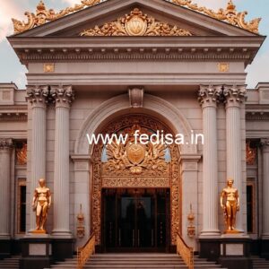 Contemporary Hotel Gate Design for Elegant Exterior No-069
