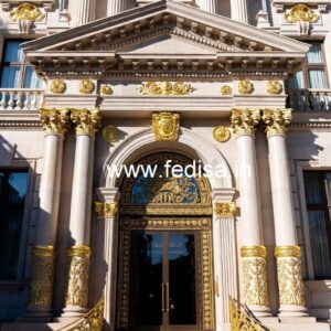 Hotel Exterior Main Gate Design Ideas No-077