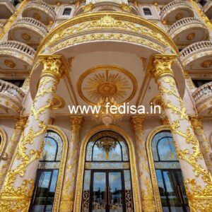Modern Hotel Entrance Gate Design with Luxury Appeal No-079