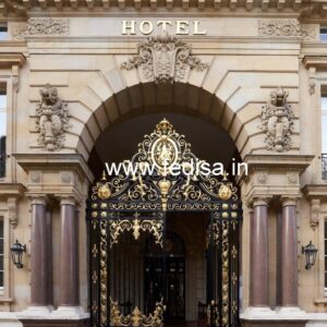 Contemporary Hotel Elevation Design with Luxury Style No-104