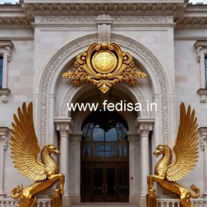 Hotel Elevation Design with Premium Exterior Finish No-118