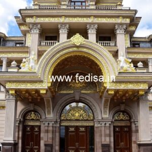 Luxury Resort Front Elevation Design Concepts No-142