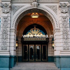 Hotel Exterior Front Design with Luxury Appeal No-156