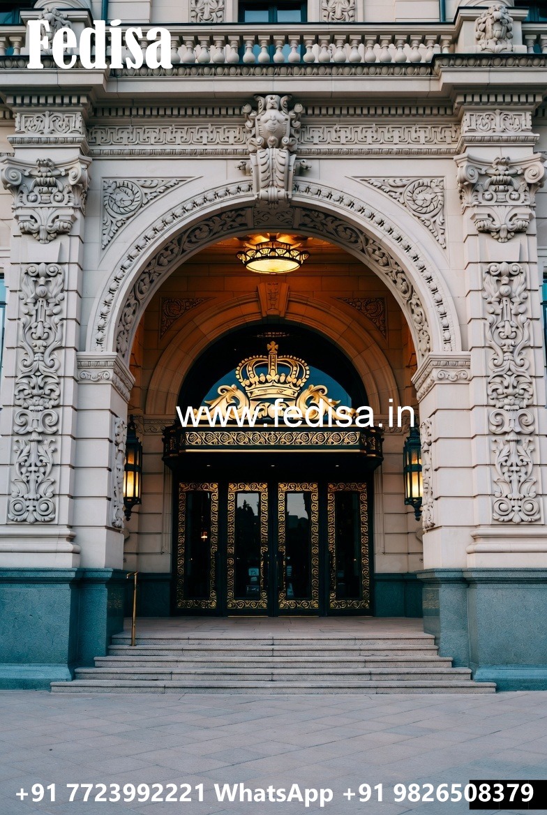 Hotel Exterior Front Design with Luxury Appeal No-156
