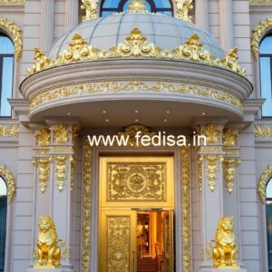 Hotel Front View Design with Contemporary Elements No-176
