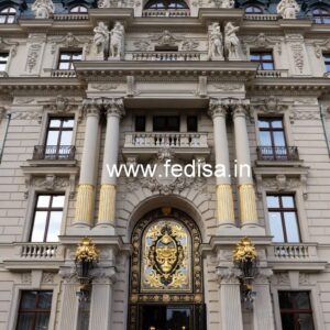 Hotel Front Elevation Design No-203