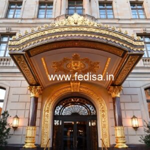 Luxury Hotel Front View Elevation Designs No-417