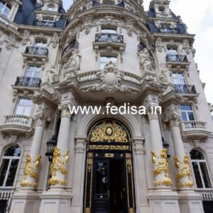 Luxury Hotel Entrance Elevation Design Ideas No-423