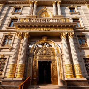 Modern Hotel Facade Design with Luxury Style No-431