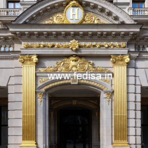 Luxury Hotel Exterior with Elegant Finish No-435