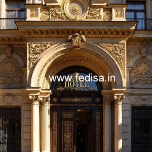 Premium Hotel Exterior with Artistic Style No-470