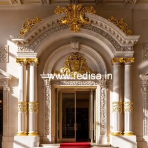 Luxury Resort Elevation with Elegant Lighting No-490