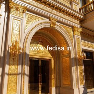 Grand Luxury Hotel Front Facade Design No-492