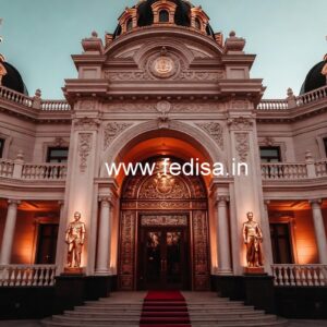 Luxury Hotel Exterior with Minimalist Style No-496
