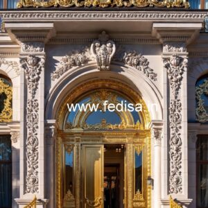 Elegant Luxury Hotel Front Architecture Ideas No-520
