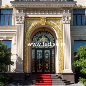 Luxury Hotel Elevation with Modern Texture No-546