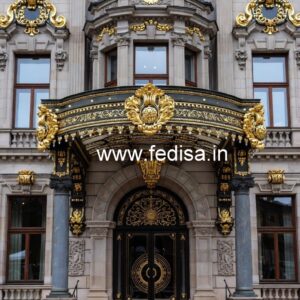 Stylish Luxury Front Elevation for Hotels No-553