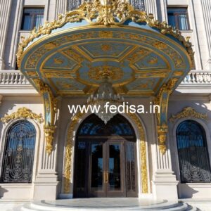 Luxury Hotel Front Design with Elegant Features No-558