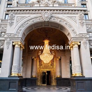 Grand Hotel Entry Gate Design with Modern Architecture No-606