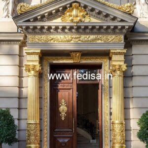 Hotel Main Gate Design with Elegant Lighting No-614