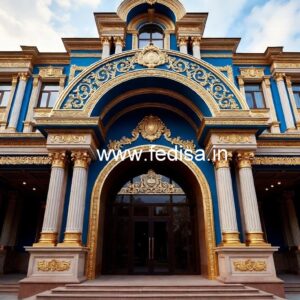 Hotel Entry Gate Design with Premium Exterior Style No-618