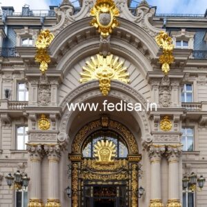 Hotel Gate Design with Luxury Modern Aesthetic No-626