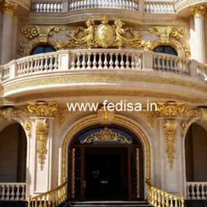Luxury Hotel Gate Design with Artistic Detailing No-631