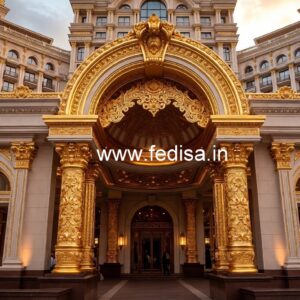 Hotel Entrance Gate Design with Royal Look No-633