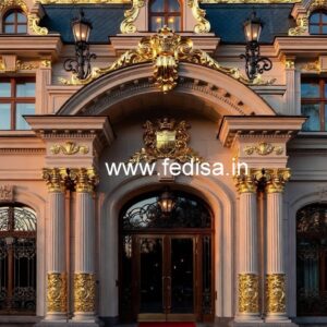 Hotel Front Gate Design for Luxury Hospitality Projects No-634