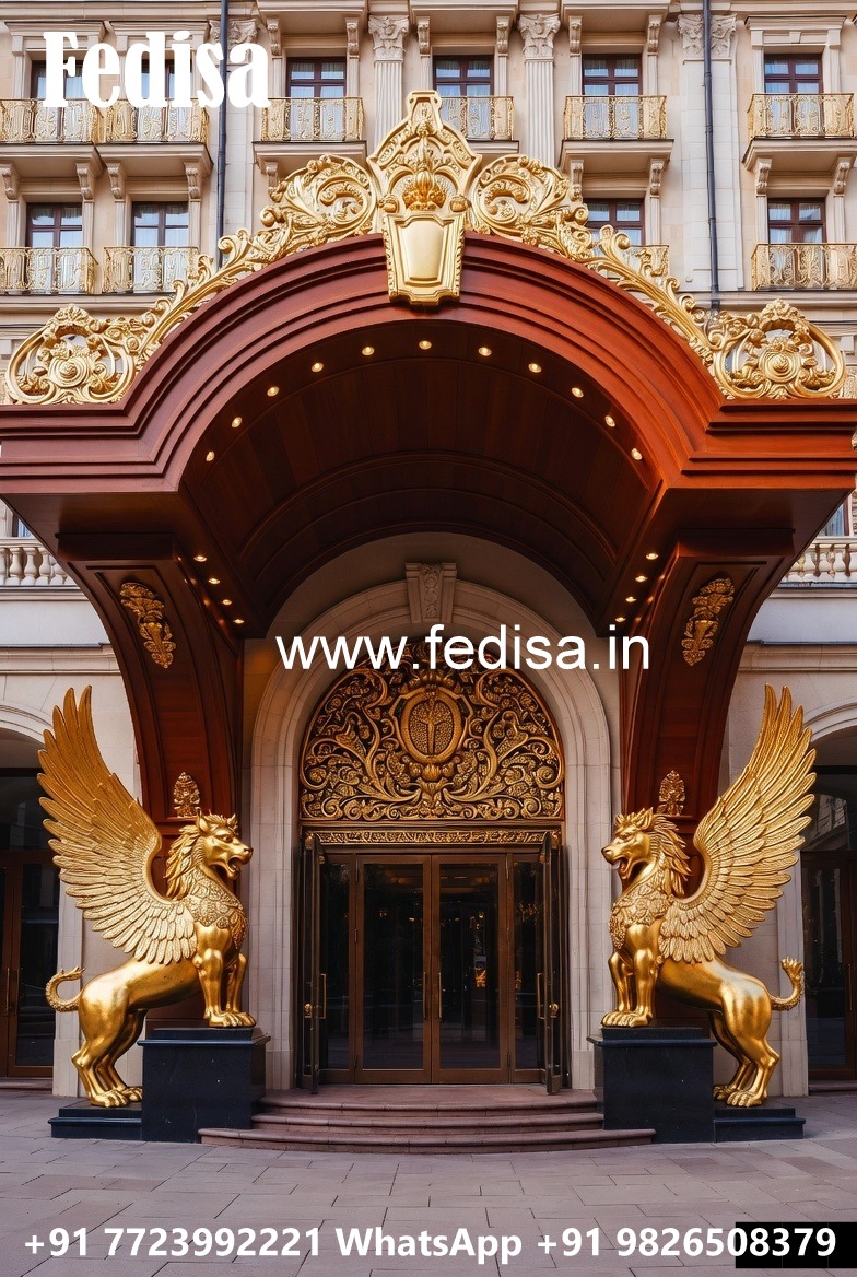 Elegant Hotel Exterior Entrance Ideas No-660