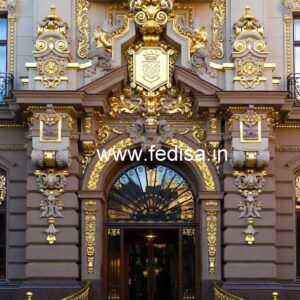 Modern Resort Entrance Gate Design for Luxury Stay No-664