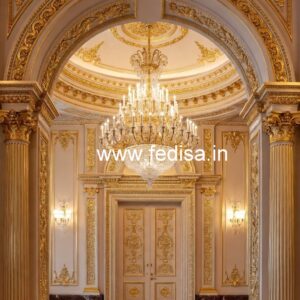 Resort Hotel Entrance Gate Design with Water Features No-668